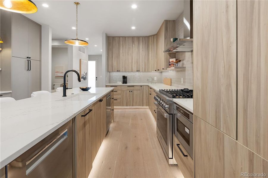 Furnished interior view inside a new home in , Denver (Image 29).