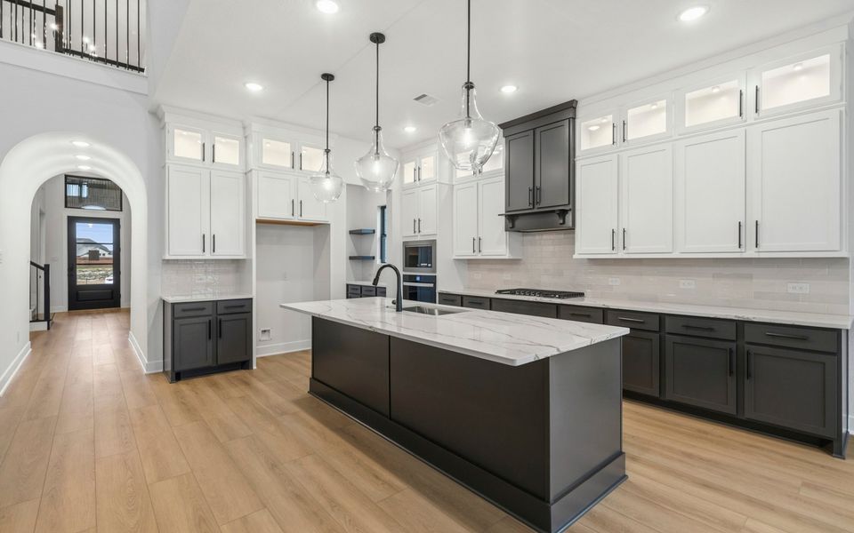 Furnished interior view inside a new home in Elyson, Katy (Image 7).