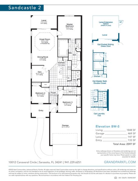 2D floor plan layout of this home in Grand Park, Sarasota, FL (Image 2). 2D floor plan layout of this home in Grand Park, Sarasota, FL (Image 2).