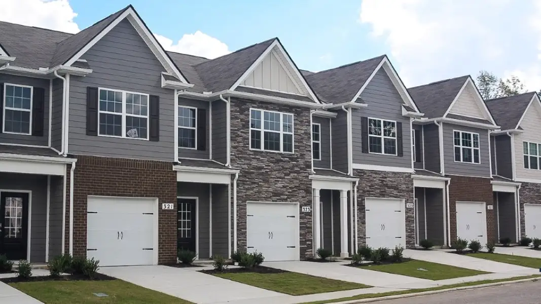Front exterior of a new home in King's Landing, Lewisburg, TN, highlighting curb appeal (Image 2).