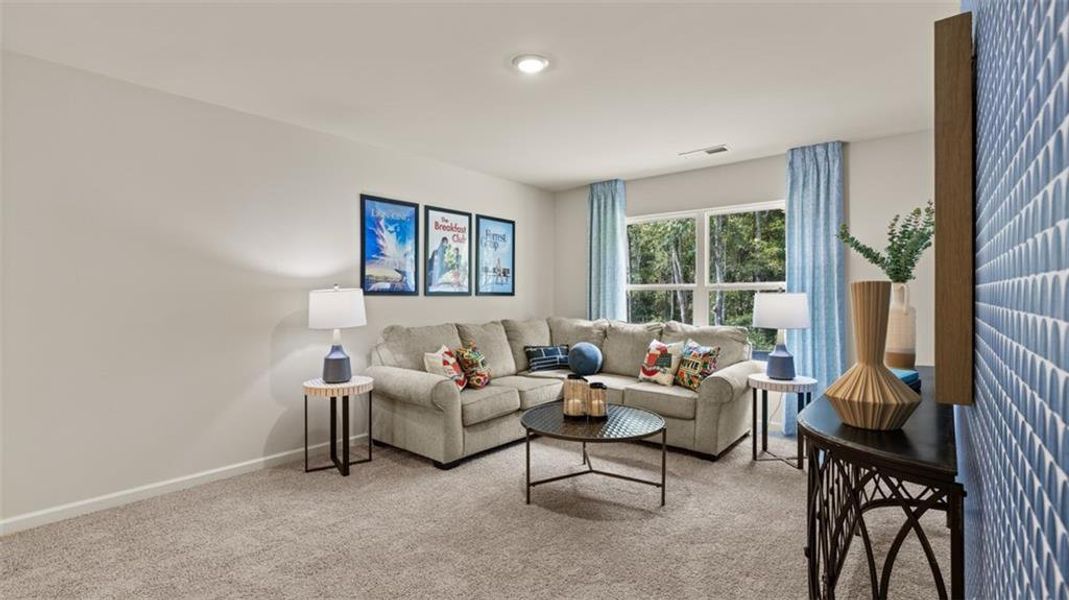 Furnished interior view inside a new home in Jackson Landing, Jefferson (Image 31). Furnished interior view inside a new home in Jackson Landing, Jefferson (Image 31).