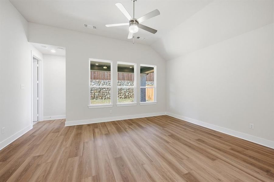 Spacious, unfurnished interior of a new home in Gateway Village - The Reserve, Denison (Image 20). Spacious, unfurnished interior of a new home in Gateway Village - The Reserve, Denison (Image 20).