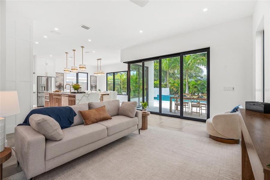 Furnished interior view inside a new home in , Sarasota (Image 32). Furnished interior view inside a new home in , Sarasota (Image 32).