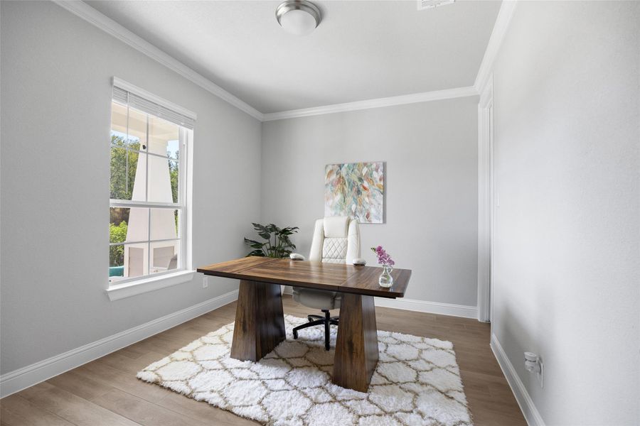 4th Bedroom or office conveniently located on the main level