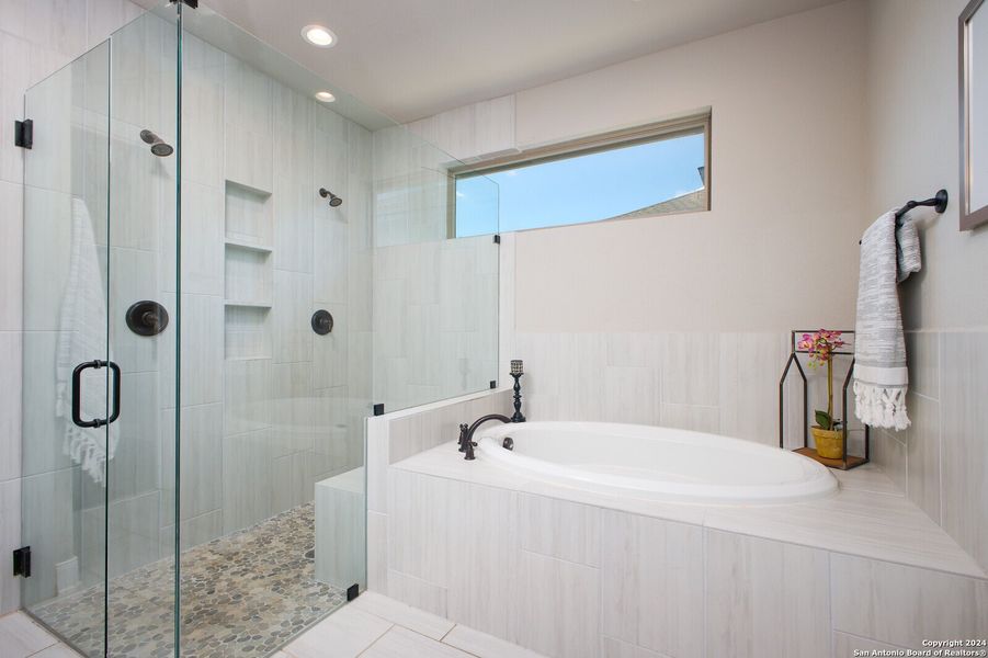 Representative furnished interior of a home built from the The Malta by Whitestone Custom Homes in Johnson Ranch, Bulverde (Image 14).