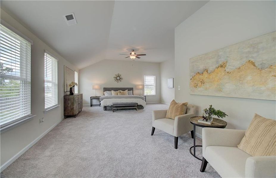 Furnished interior view inside a new home in Kingsmere Estates, Loganville (Image 40).