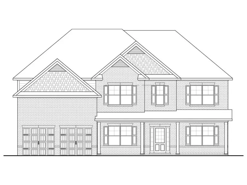 Representative rendering of the exterior for the The Rosewood by Stephen Elliott Homes (Image 3).