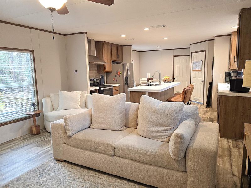 Furnished interior view inside a new home in , Coldspring (Image 4).