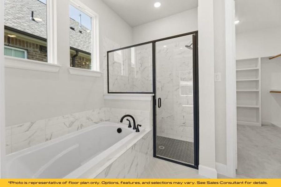 Representative furnished interior of a home built from the The Barbados by Stonefield Homes in The Highlands, Rockwall (Image 45).