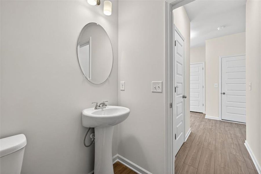 Furnished interior view inside a new home in Garrett Preserve, Douglasville (Image 12).