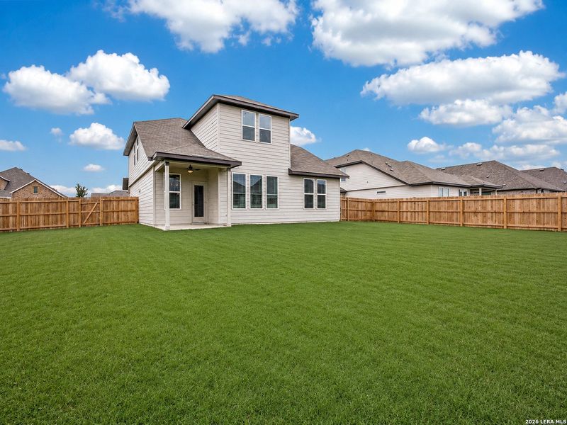 Exterior details and patio area of a home in Venado Crossing, Cibolo (Image 2). Exterior details and patio area of a home in Venado Crossing, Cibolo (Image 2).
