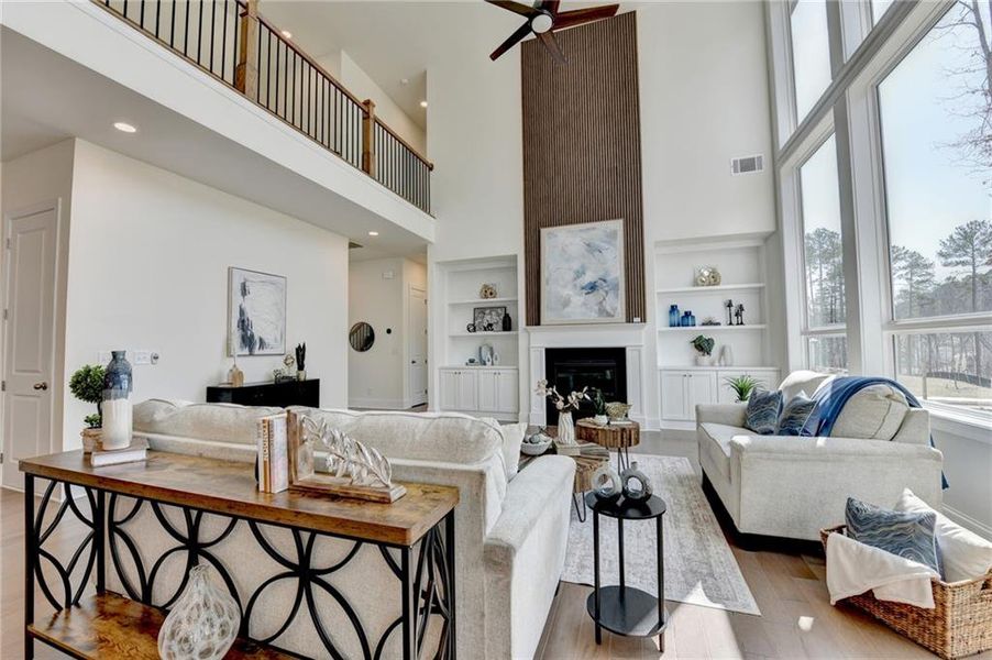 Furnished interior view inside a new home in , Cumming (Image 31).