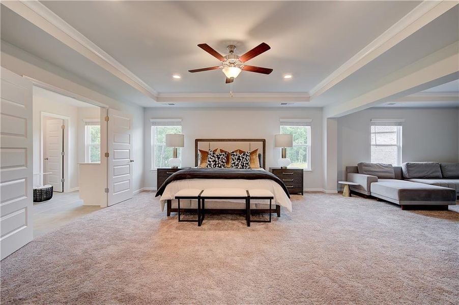Furnished interior view inside a new home in Westwind Estates, Hampton (Image 19). Furnished interior view inside a new home in Westwind Estates, Hampton (Image 19).