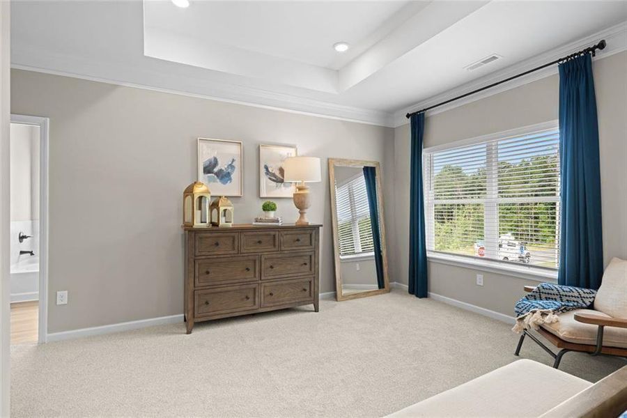 Furnished interior view inside a new home in Sanders Park, Austell (Image 15).