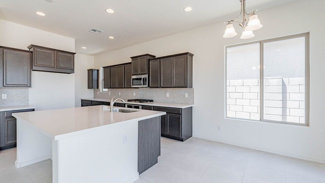 Furnished interior view inside a new home in Hacienda at Estrella, Goodyear (Image 11).