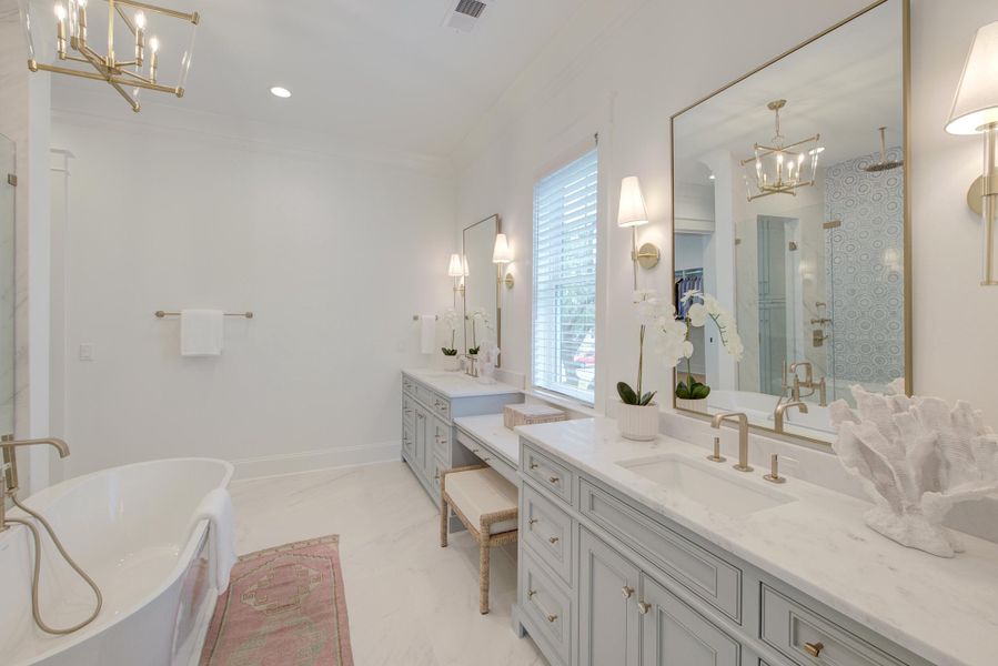 Furnished interior view inside a new home in Daniel Island Park, Charleston (Image 15).