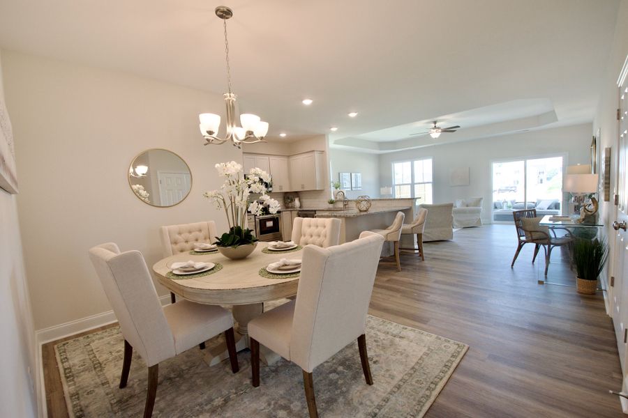 Furnished interior view inside a new home in Bristol Bay, Lake Waccamaw (Image 8). Furnished interior view inside a new home in Bristol Bay, Lake Waccamaw (Image 8).