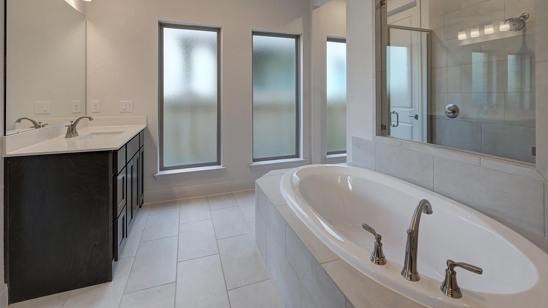 Furnished interior view inside a new home in Kallison Ranch, San Antonio (Image 8).