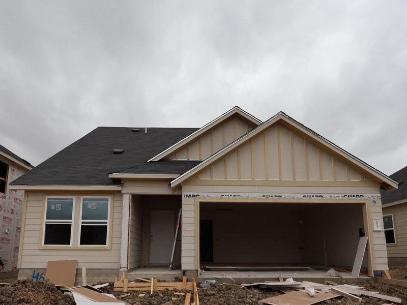 In-progress construction of a new home in Cascades at Onion Creek, Austin, TX (Image 4).
