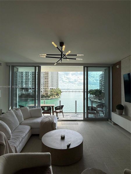 Furnished interior view inside a new home in , Miami (Image 8).