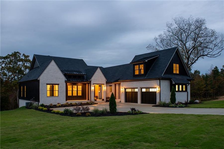 Front exterior of a new home in , Taylorsville, GA, highlighting curb appeal (Image 35). Front exterior of a new home in , Taylorsville, GA, highlighting curb appeal (Image 35).