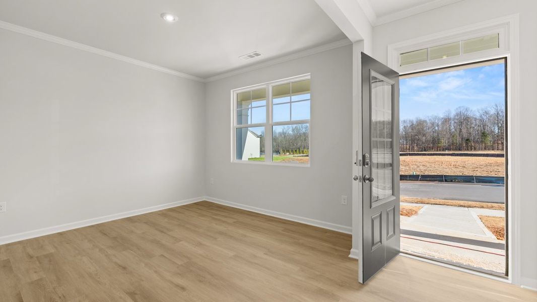 Representative unfurnished interior of a home built from the Fayette ll by D.R. Horton in Braselton Village, Braselton (Image 13).