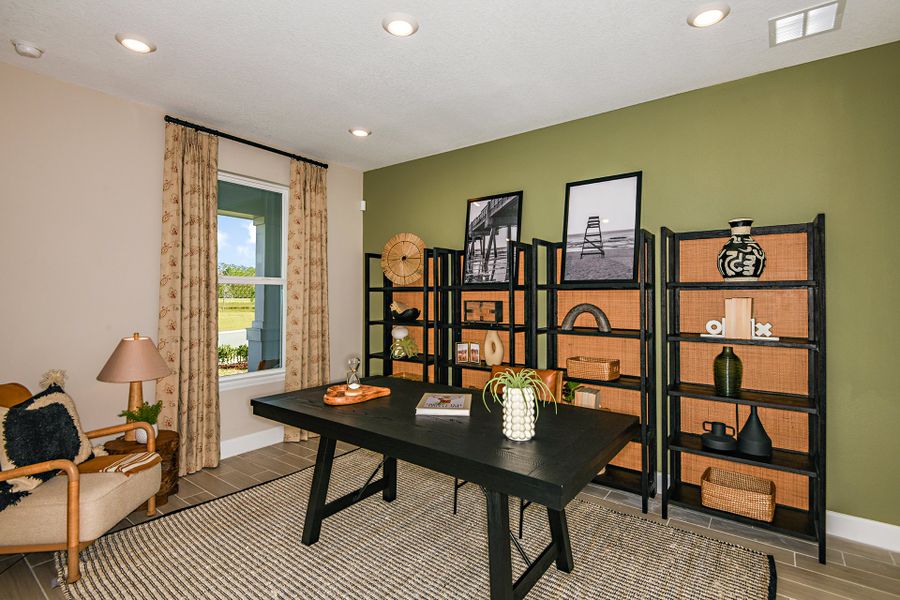 Furnished interior view inside a new home in Colbert Landings, Palm Coast (Image 17).