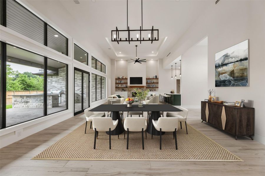 Furnished interior view inside a new home in , College Station (Image 19).
