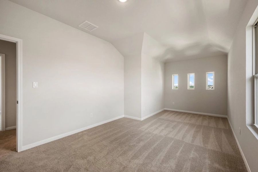 Spacious, unfurnished interior of a new home in La Cima, San Marcos (Image 24). Spacious, unfurnished interior of a new home in La Cima, San Marcos (Image 24).