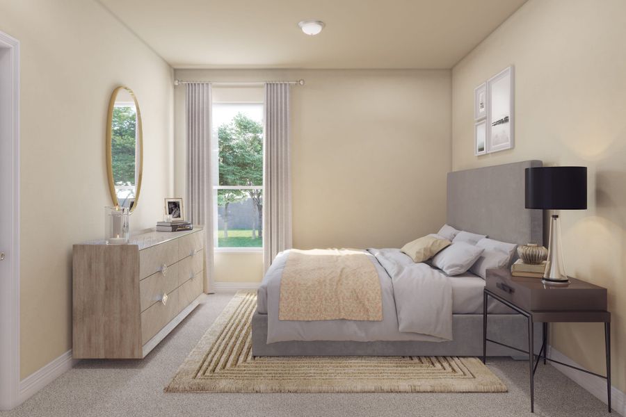 Representative furnished interior of a home built from the Garner by Tri Pointe Homes in Mason Woods, Cypress (Image 13).