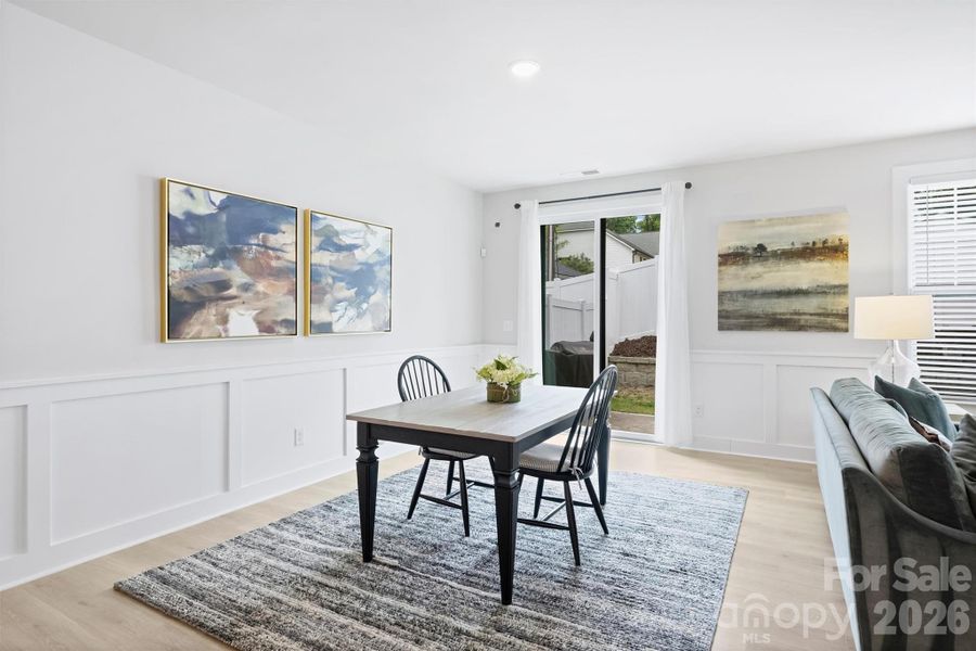Furnished interior view inside a new home in , Charlotte (Image 9).
