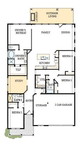 The success of a floor plan is the way you can move through it…You’ll be amazed at how well this home lives…We call it traffic patterns.