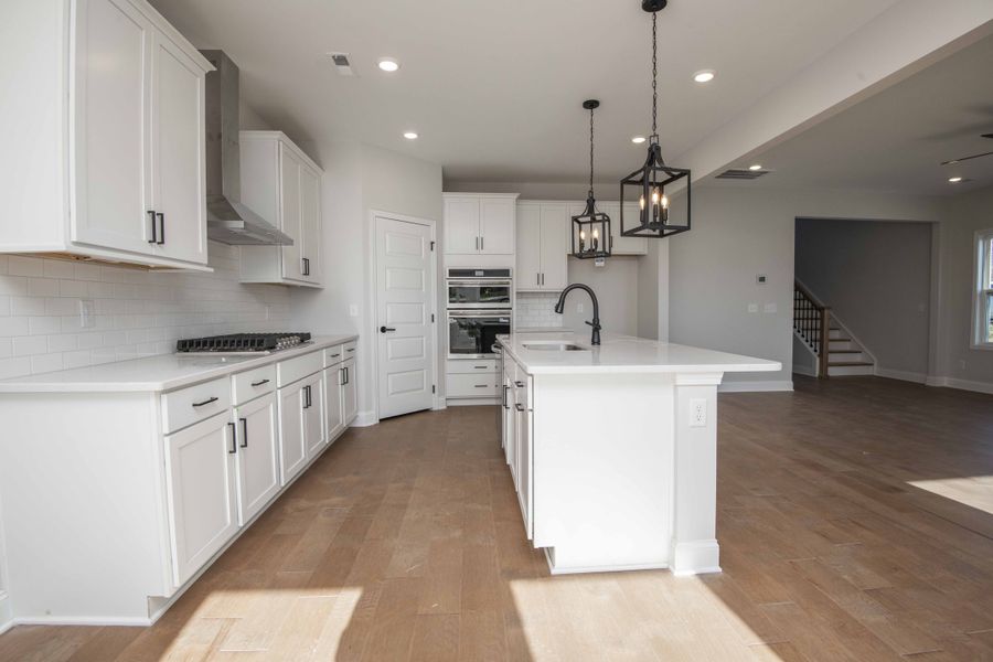 Furnished interior view inside a new home in Ivey Farms - The Grove Collection, Farragut (Image 8). Furnished interior view inside a new home in Ivey Farms - The Grove Collection, Farragut (Image 8).