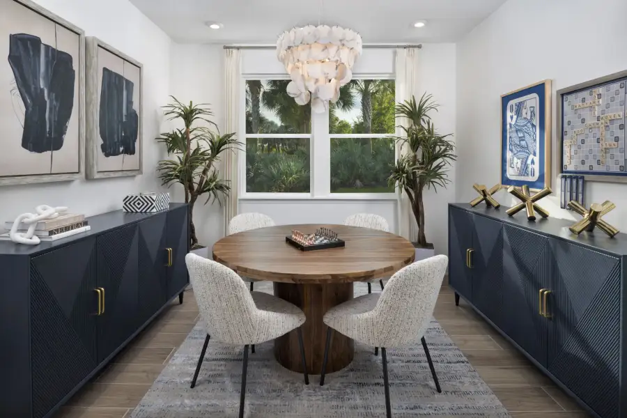 Furnished interior view inside a new home in RiverTown, St. Johns (Image 8).
