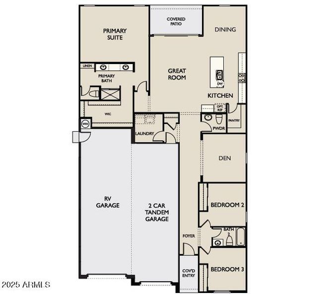 Ruby RV Floorplan Left 4 panel