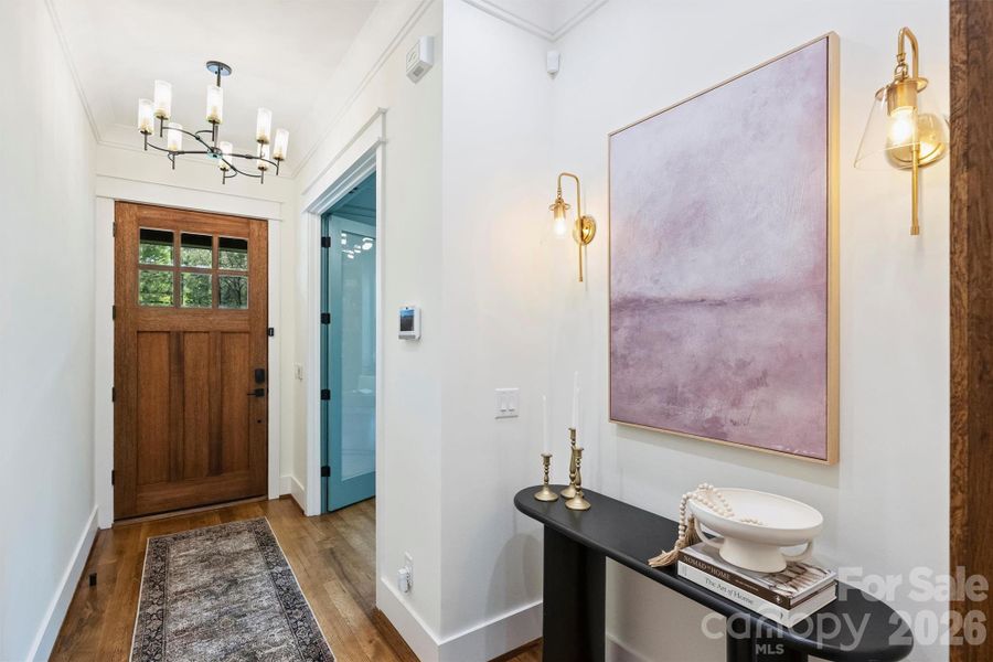 Furnished interior view inside a new home in , Charlotte (Image 38).