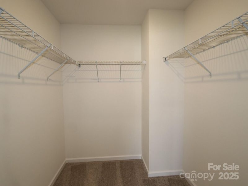 Owner's walk-in closet