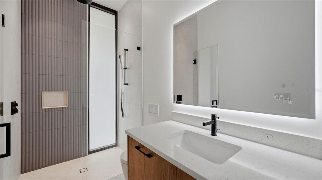 Furnished interior view inside a new home in , Sarasota (Image 10).