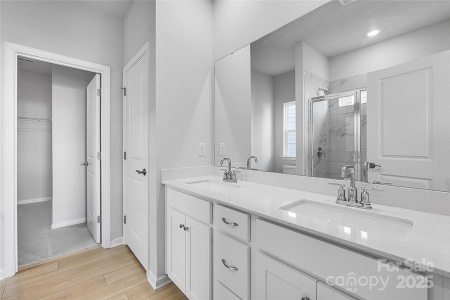 Furnished interior view inside a new home in Redhawk: Walk, Belmont (Image 8).