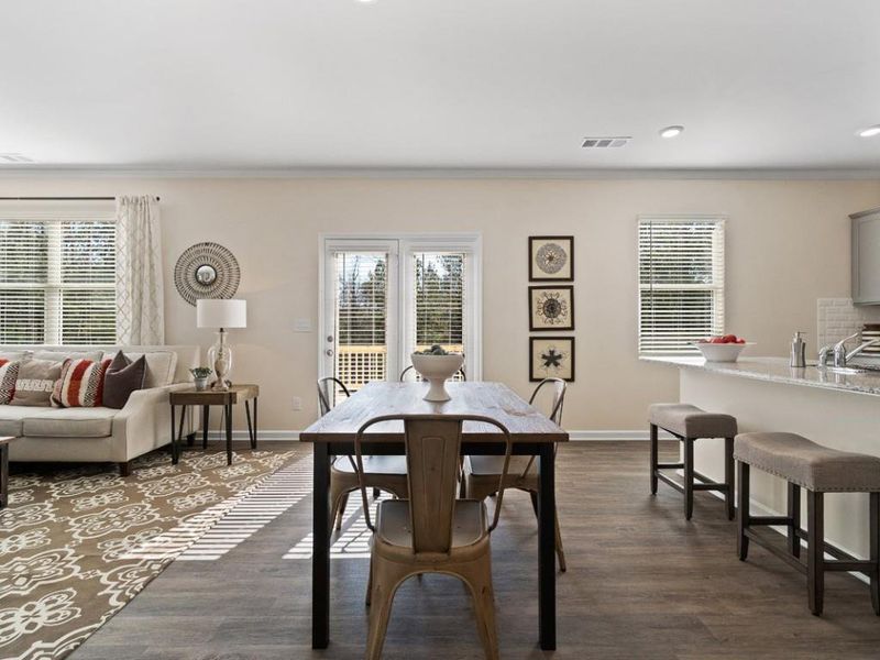 Furnished interior view inside a new home in Lost Creek, Dallas (Image 12). Furnished interior view inside a new home in Lost Creek, Dallas (Image 12).