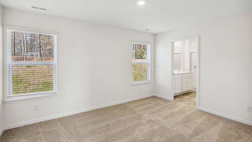 Representative unfurnished interior of a home built from the Bennet by D.R. Horton in Mary's Pointe, Clinton (Image 16). Representative unfurnished interior of a home built from the Bennet by D.R. Horton in Mary's Pointe, Clinton (Image 16).