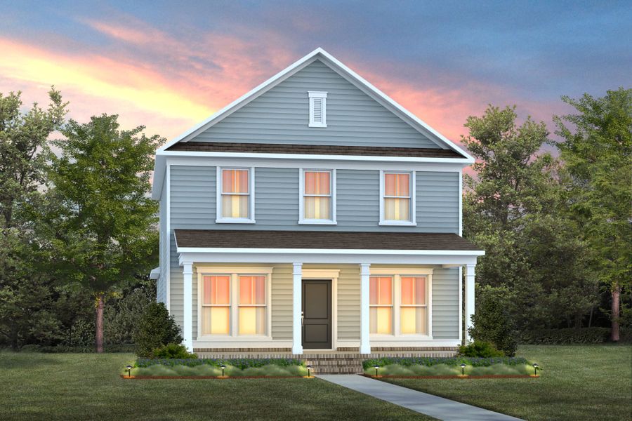 Representative exterior photo of a completed home built from the Roxbury by Pulte Homes in Brio, Knightdale, NC (Image 15). Representative exterior photo of a completed home built from the Roxbury by Pulte Homes in Brio, Knightdale, NC (Image 15).