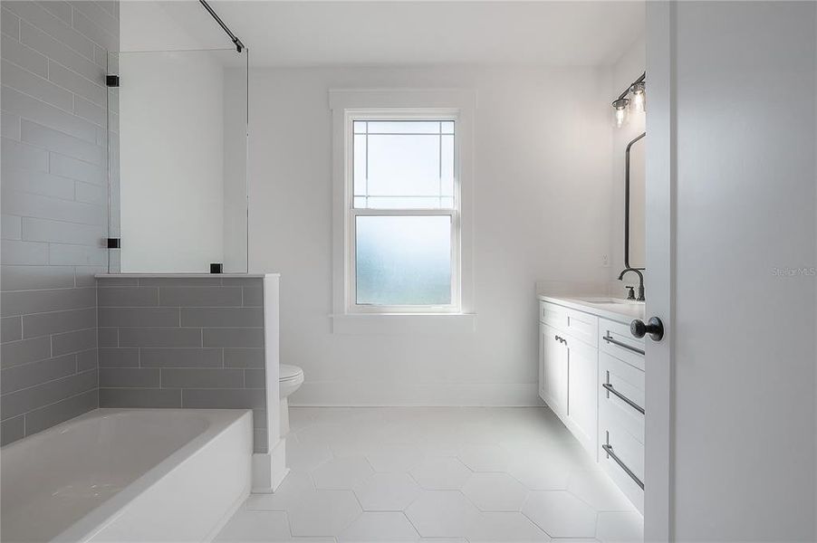 Furnished interior view inside a new home in , Tampa (Image 17). Furnished interior view inside a new home in , Tampa (Image 17).