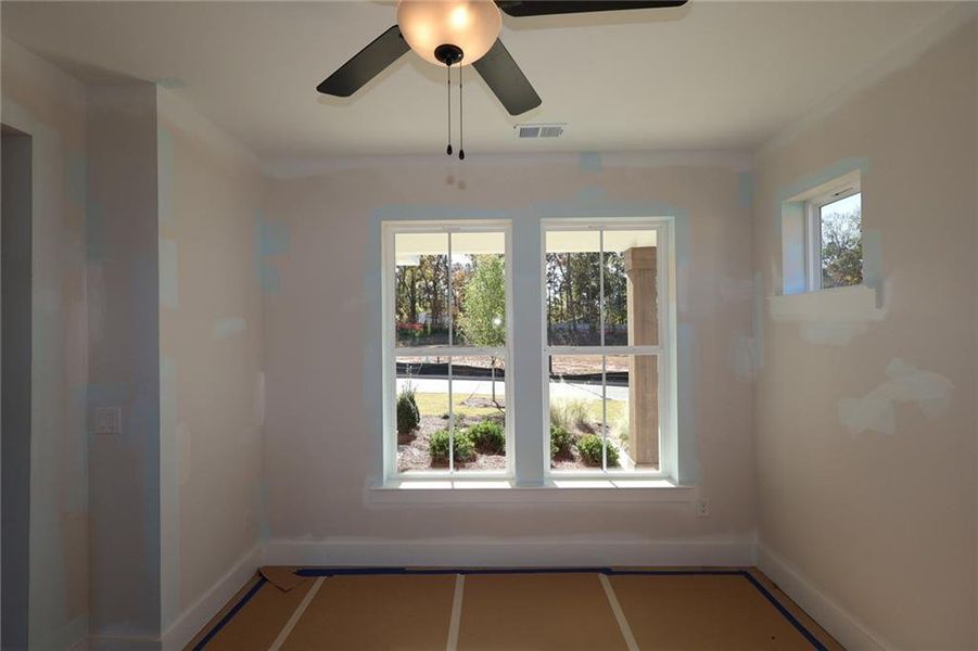 In-progress construction of a new home in Settingdown Farms, Cumming, GA (Image 8).