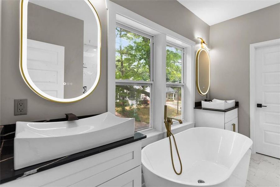 Furnished interior view inside a new home in , Atlanta (Image 6).