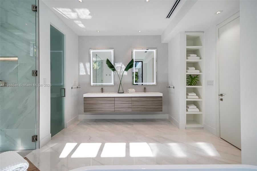 Furnished interior view inside a new home in , Miami (Image 41). Furnished interior view inside a new home in , Miami (Image 41).