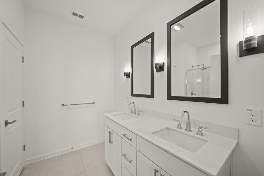 Relaxing primary bath (*Photo not of actual home and used for illustration purposes only.)