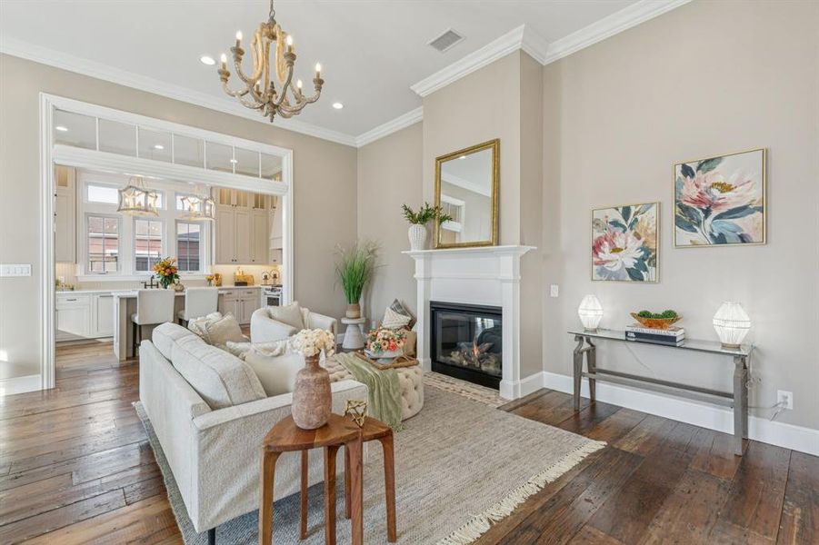 Furnished interior view inside a new home in , Rockwall (Image 10).