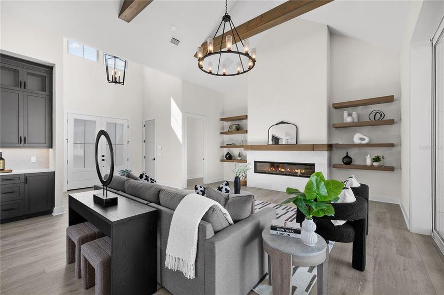 Furnished interior view inside a new home in , Newberry (Image 24).