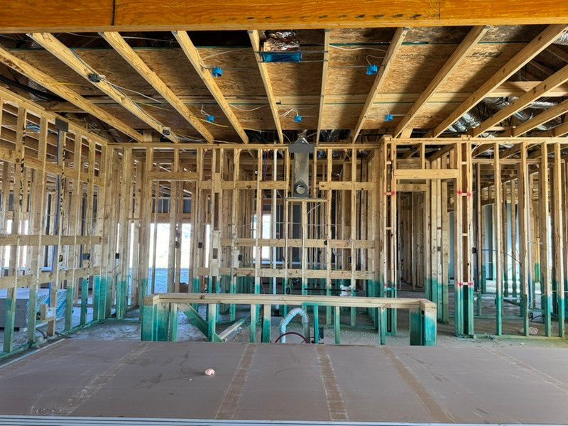 In-progress construction of a new home in Rocky Top, Krum, TX (Image 10).